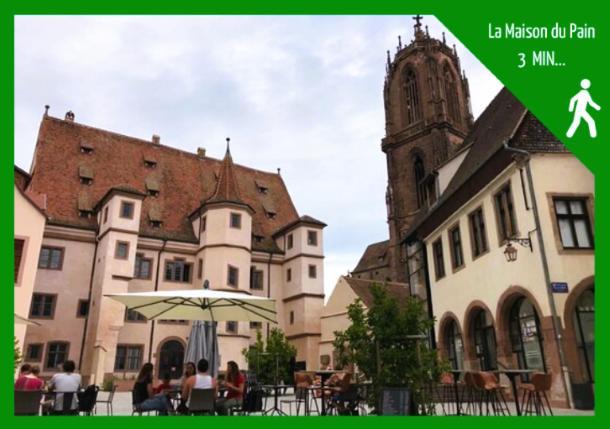セレスタAux Plaisirs D'Alsace Centre Historiqueアパートメント エクステリア 写真
